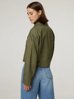 Kurze Jacke mit Leinen