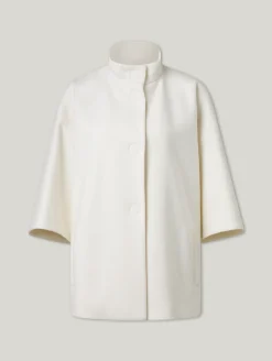 Kurze Jacke mit Wolle