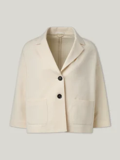 Kurzer Blazer aus Jersey