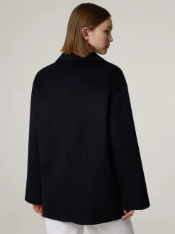 Kurzer Mantel mit Wolle