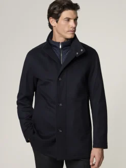 Kurzmantel aus Schurwolle