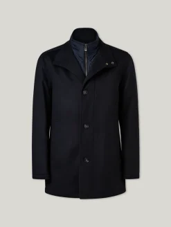 Kurzmantel aus Schurwolle