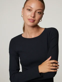 Langarmshirt aus Baumwolle