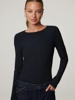 Langarmshirt aus Baumwolle