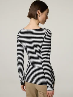 Langarmshirt aus Baumwolle