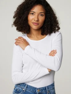 Langarmshirt aus Baumwolle