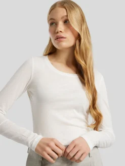 Langarmshirt aus Baumwolle