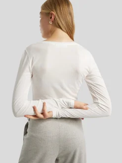 Langarmshirt aus Baumwolle