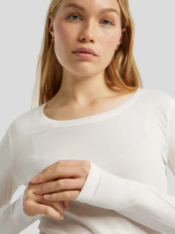 Langarmshirt aus Baumwolle