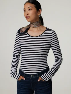 Langarmshirt aus Baumwolle