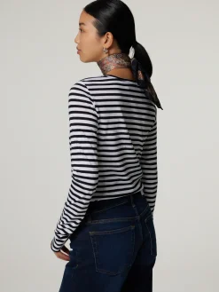 Langarmshirt aus Baumwolle