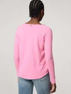 Langarmshirt aus Baumwolle