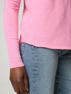 Langarmshirt aus Baumwolle