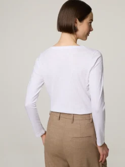 Langarmshirt aus Baumwolle