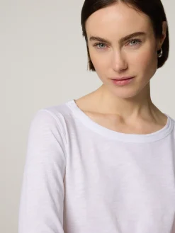 Langarmshirt aus Baumwolle