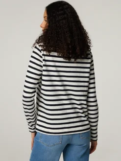 Langarmshirt aus Baumwolle