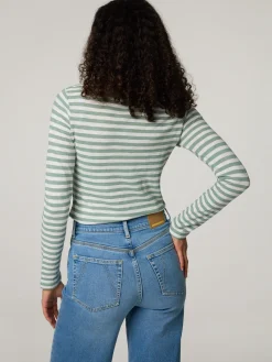 Langarmshirt aus Baumwolle