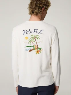 Langarmshirt aus Frottee