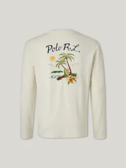 Langarmshirt aus Frottee