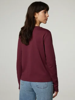 Langarmshirt aus Jersey