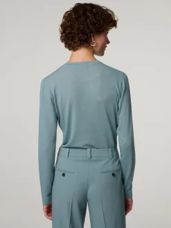 Langarmshirt aus Jersey