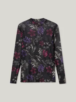 Langarmshirt aus Mesh