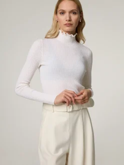 Langarmshirt aus Schurwolle