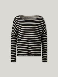 Langarmshirt mit Kaschmir