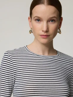 Langarmshirt mit Lurex-Details