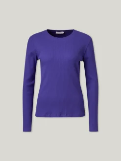 Langarmshirt mit Rippen