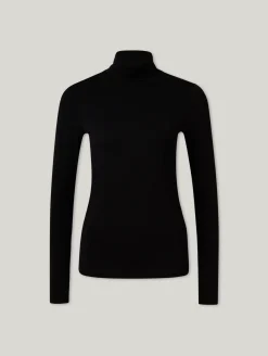 Langarmshirt mit Rollkragen