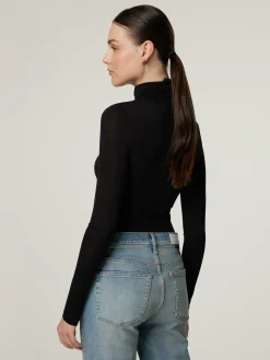 Langarmshirt mit Rollkragen