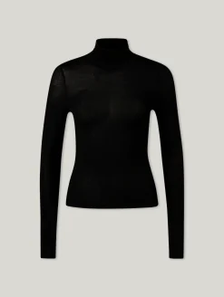 Langarmshirt mit Rollkragen