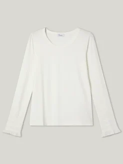 Langarmshirt mit Rüschen