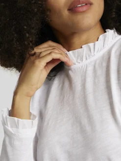 Langarmshirt mit Rüschen