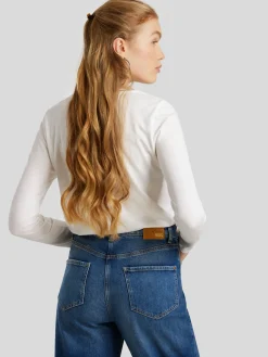 Langarmshirt mit Schrift