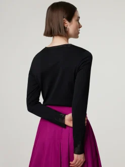 Langarmshirt mit Spitze