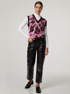 Langarmshirt mit Stehkragen