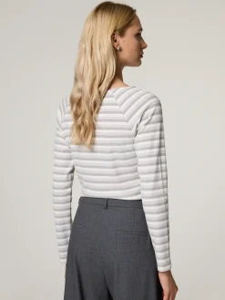 Langarmshirt mit Streifen