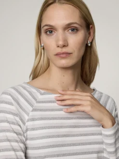 Langarmshirt mit Streifen