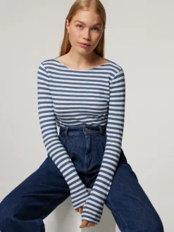 Langarmshirt mit Streifen