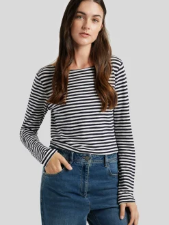 Langarmshirt mit Streifen