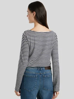 Langarmshirt mit Streifen