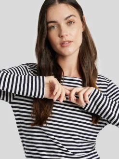 Langarmshirt mit Streifen