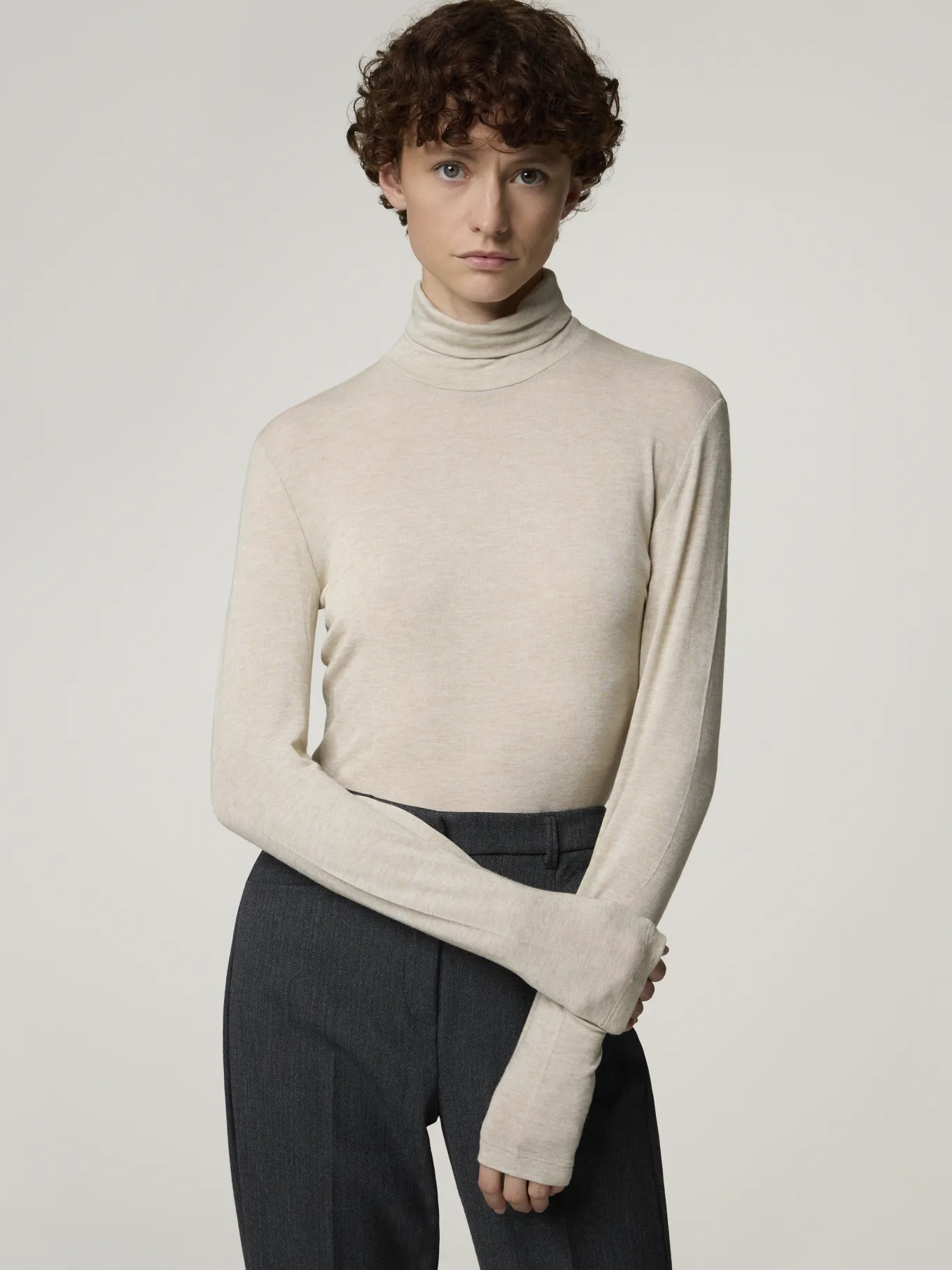 Langarmshirt mit Wolle