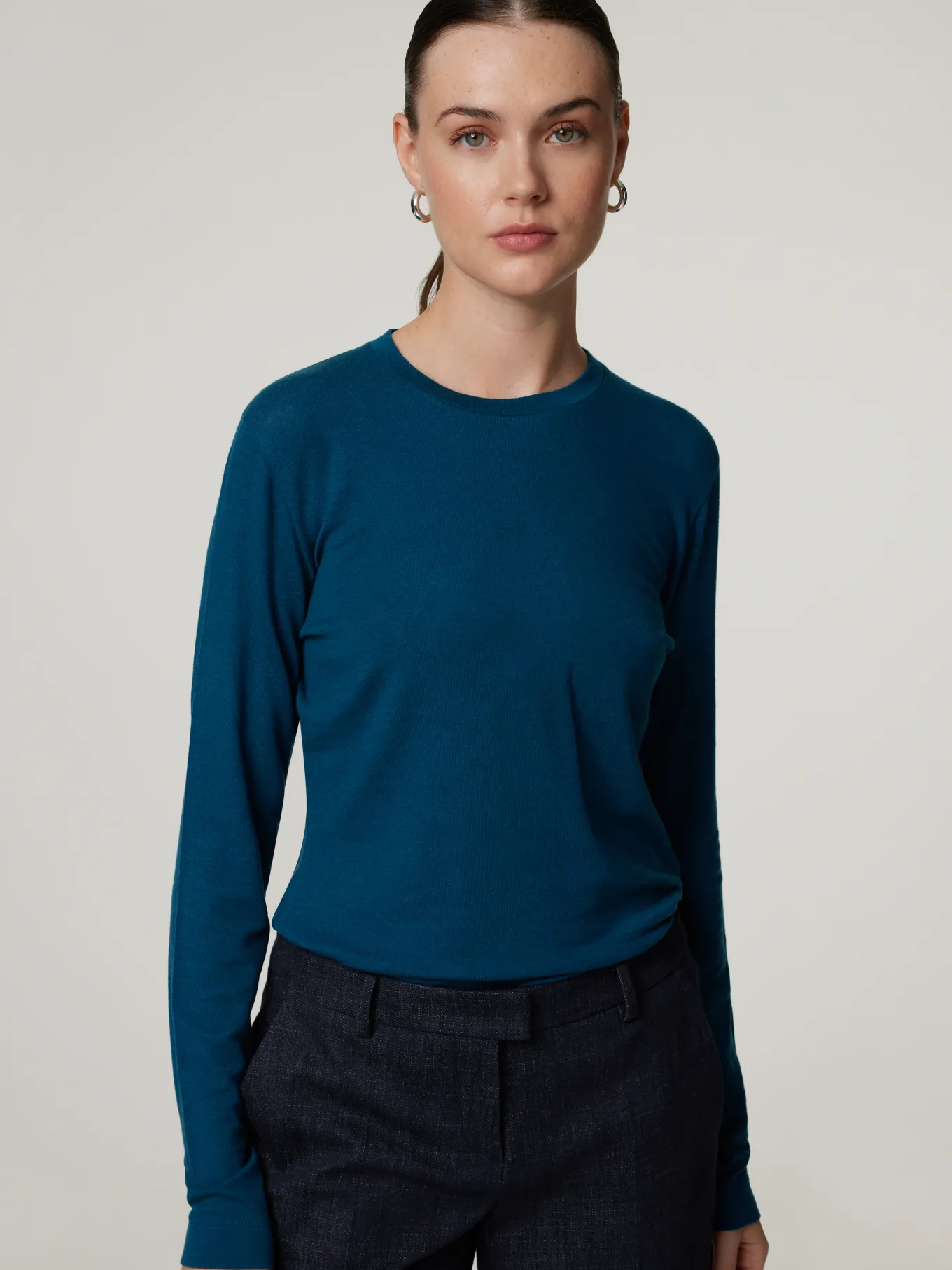 Langarmshirt mit Wolle