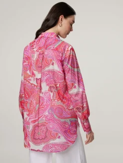 Lange Bluse aus Baumwolle