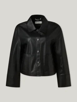 Lederhemd im Jacken-Stil