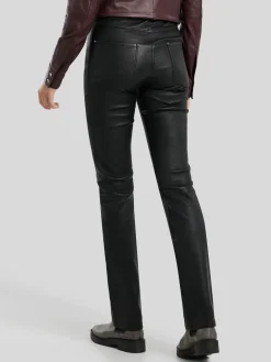 Lederhose im Straight Fit AMARY