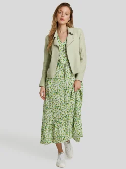 Lederjacke aus Velours